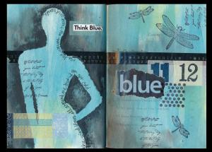 Art Journal Blue
