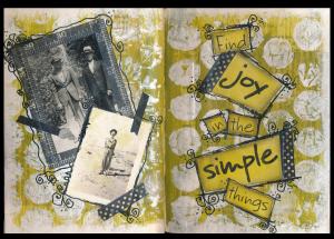 Art Journal joy in the simple things