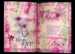 Art Journal pink