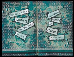 Art Journal Dance in the Rain