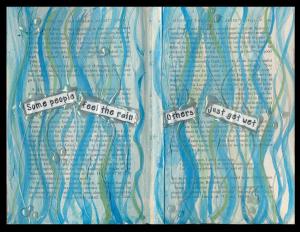 Art Journal Feel the Rain